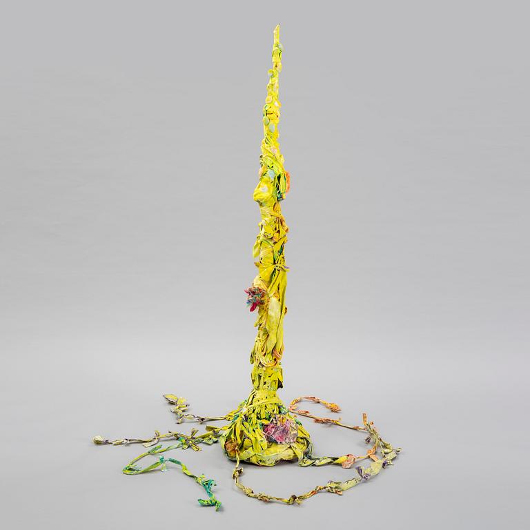 Katarina Norling, acrylic, fabric, wood. Executed in 2004.