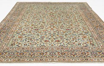 Carpet, Keshan, semi antique, 417 x 282 cm.