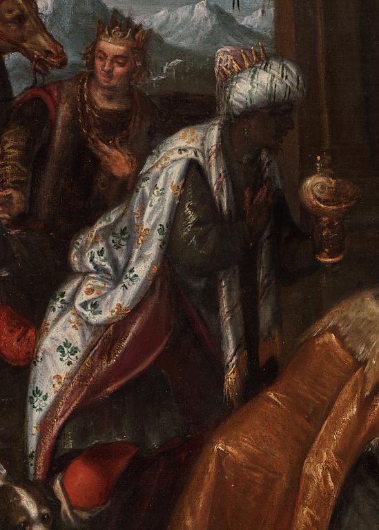 Jacobo Bassano Hans krets, Konungarnas tillbedjan.