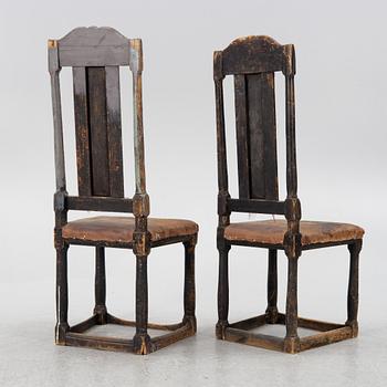 Chairs, a pair, Baroque 18th century.