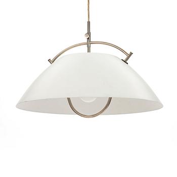 190. Hans J. Wegner, a ceiling lamp with pulley, "JH 604", Louis Poulsen, Denmark, mid 20th century.