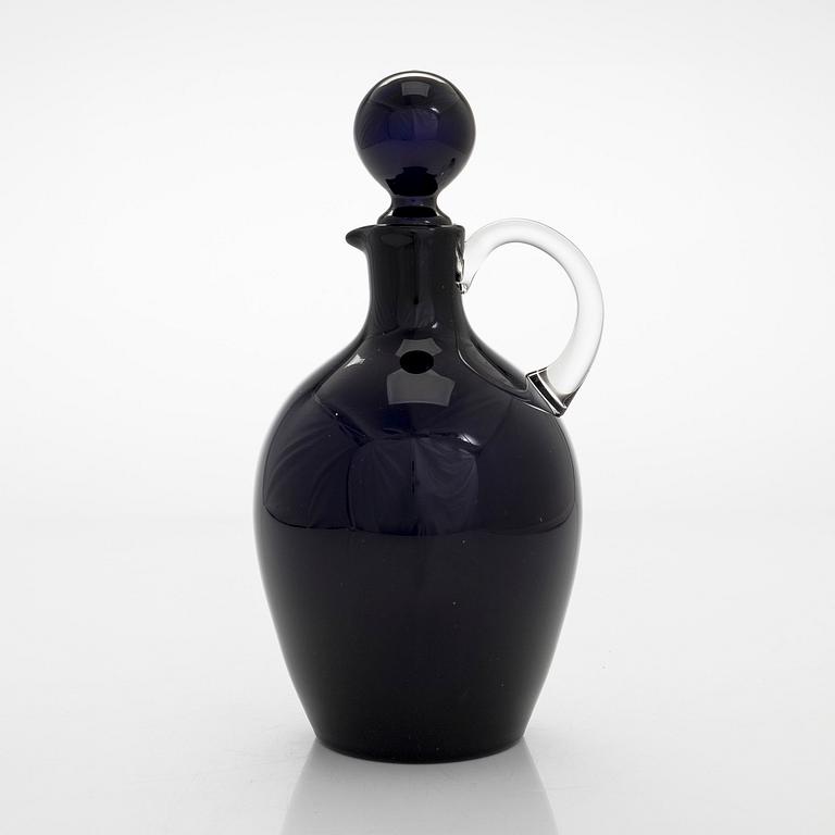 Saara Hopea, karaff med dricksglas, 19 st, modell 2501, Nuutajärvi Notsjö. Formgiven 1959.