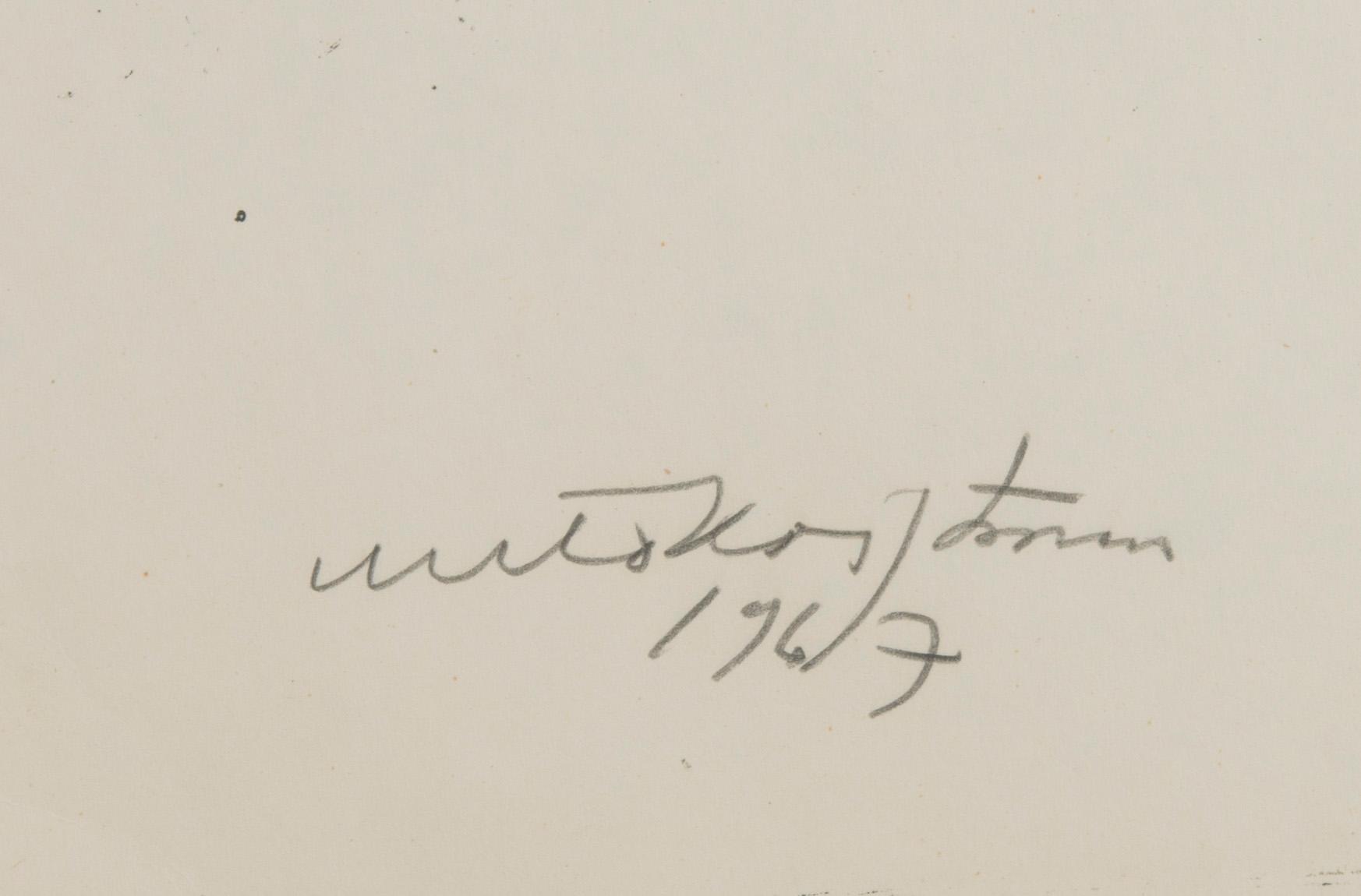 UNTO KOISTINEN, litografi, signeerattu, päivätty 1967 ja numeroitu 49/50.