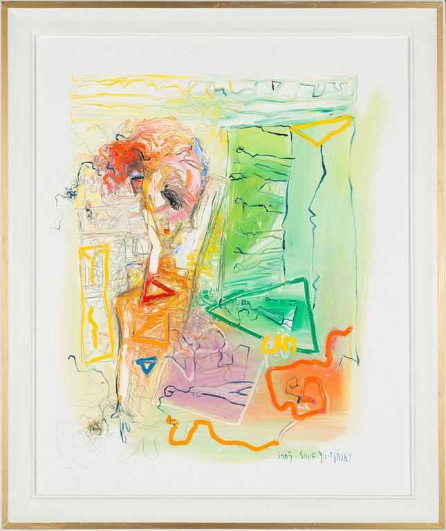 Soile Yli-Mäyry, olja på duk, signerad och daterad 2005.