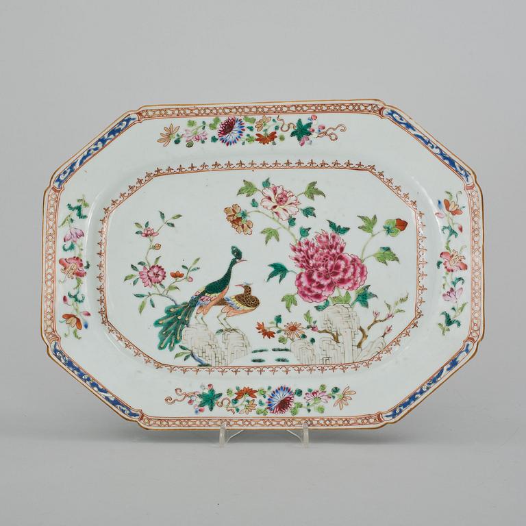 STEKFAT, kompaniporslin, Kina, Qialong, 1736-95.