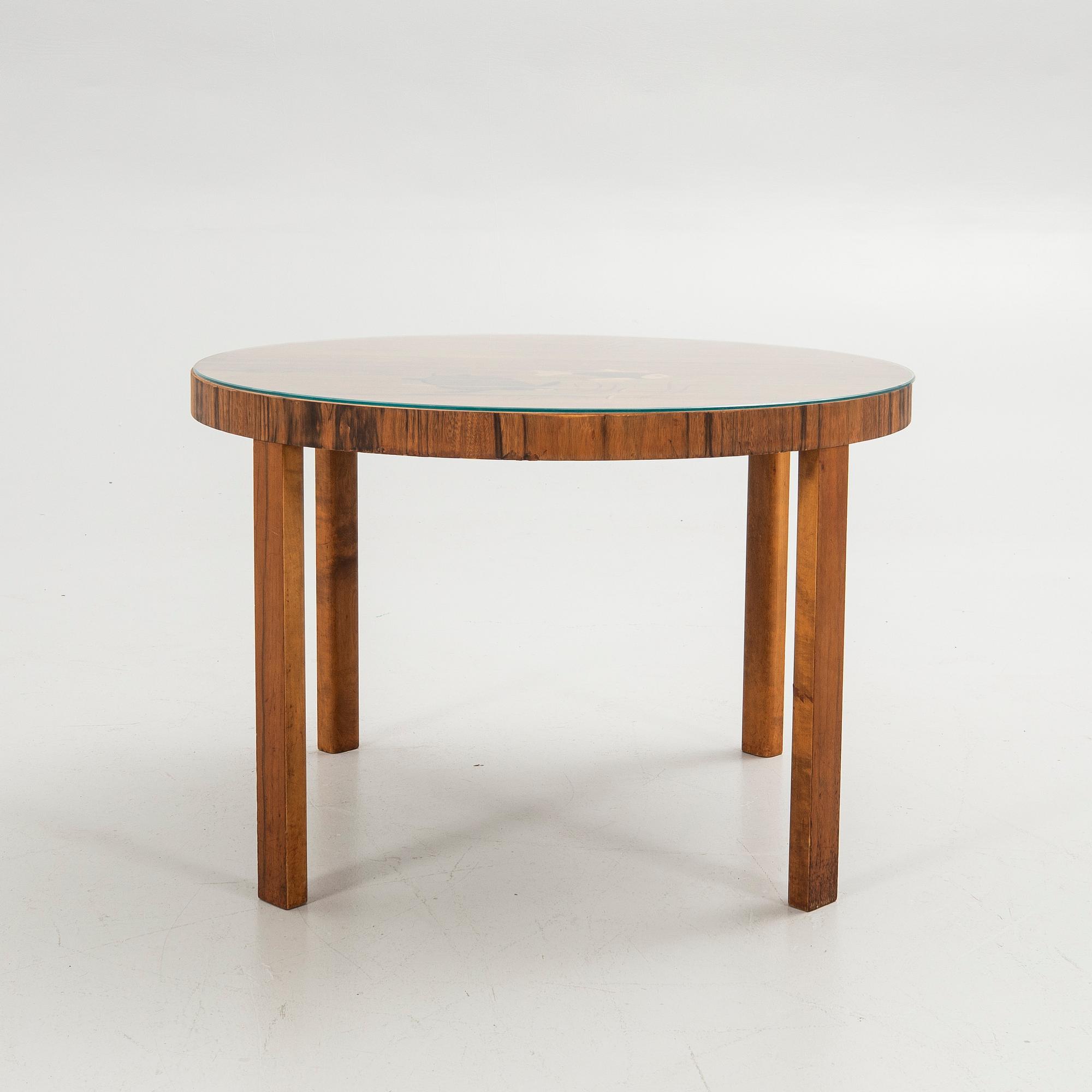 Coffee table, Swedish Modern, 1940s/1950s.