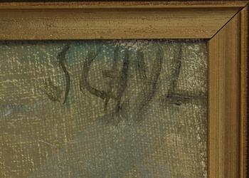 JULES SCHYL, olja på duk signerad.