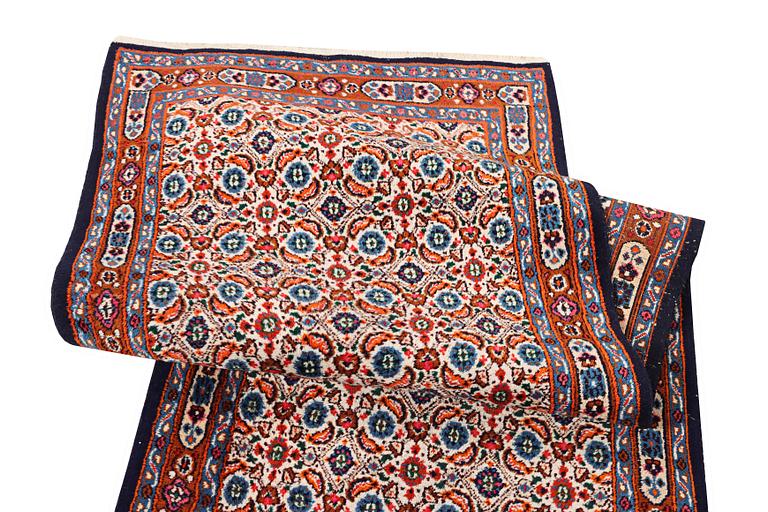 A runner carpet, Moud, x. 295 x 84 cm.