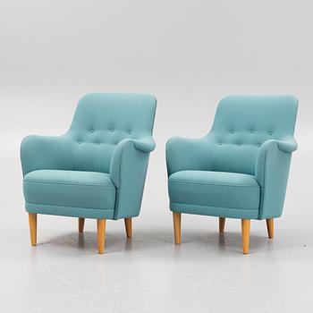 Carl Malmsten, armchairs, a pair, "Samsas", OH Sjögren.
