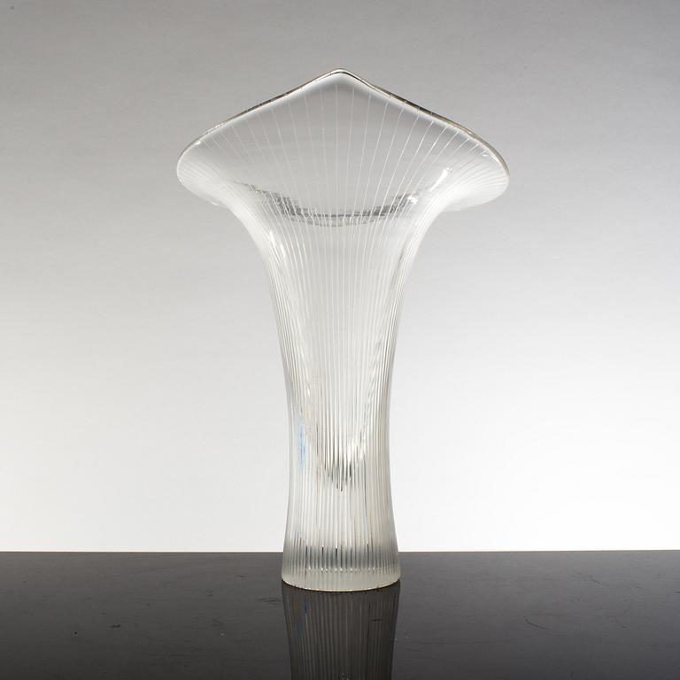 TAPIO WIRKKALA, vas i glas, "Kantarelli", Iittala 1950-tal.