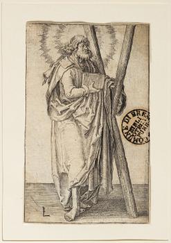 Lucas van Leyden, The Evangelist John from The Four Evangelists, The Apostels Andreas and Johannes from Christ and the Apostles.