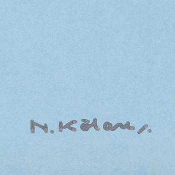 NILS KÖLARE, serigrafi. Signerad.