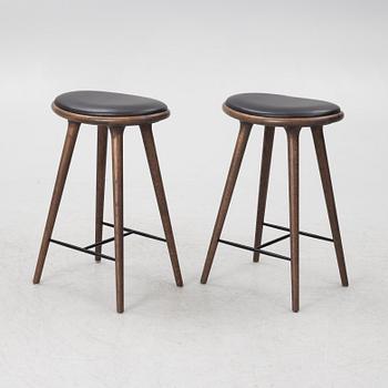 Space Copenhagen, barpallar, 4 st, "High Stool", Mater.