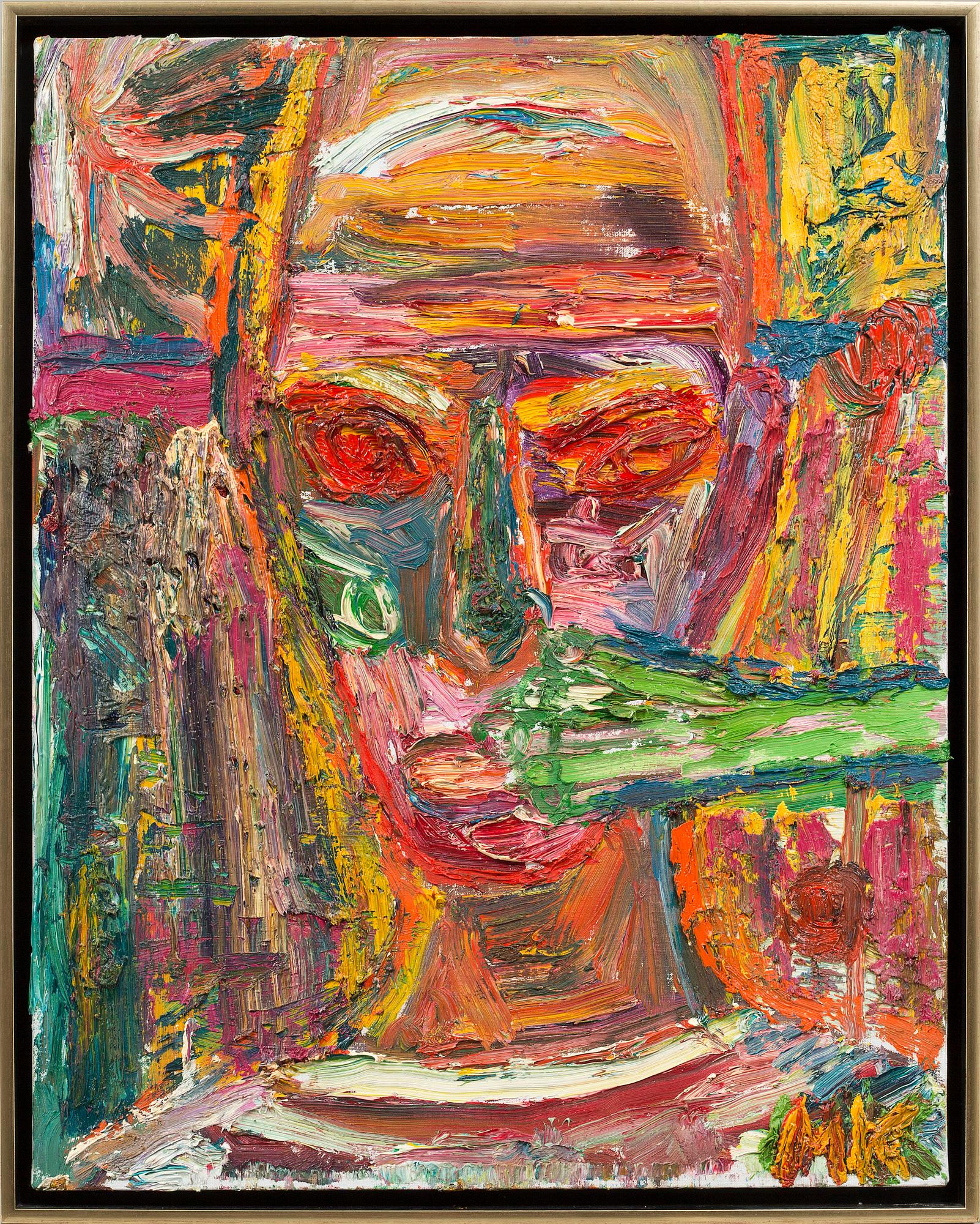 MAURITZ KARSTRÖM, olja på duk, signerad MK, daterad 1998 a tergo.