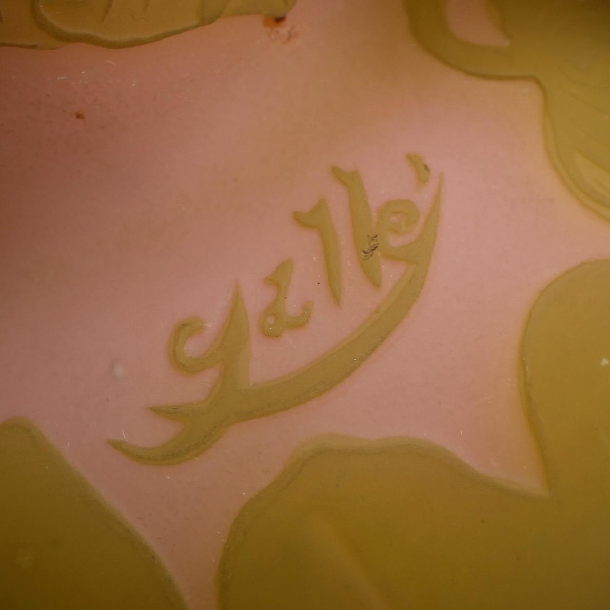 VAS, glas, jugend, Émile Gallé, Frankrike, 1900-talets första hälft.