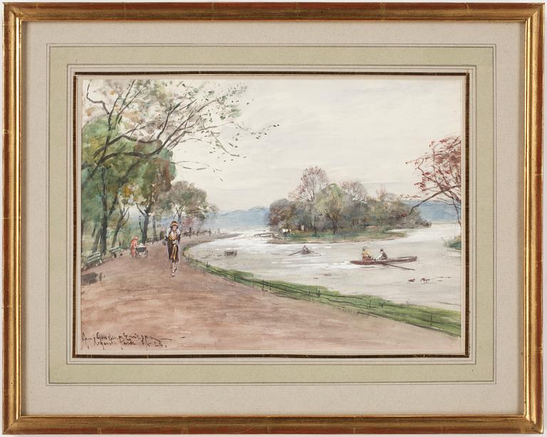 ANNA GARDELL ERICSSON, akvarell. Signerad och daterad 2/5- 22.