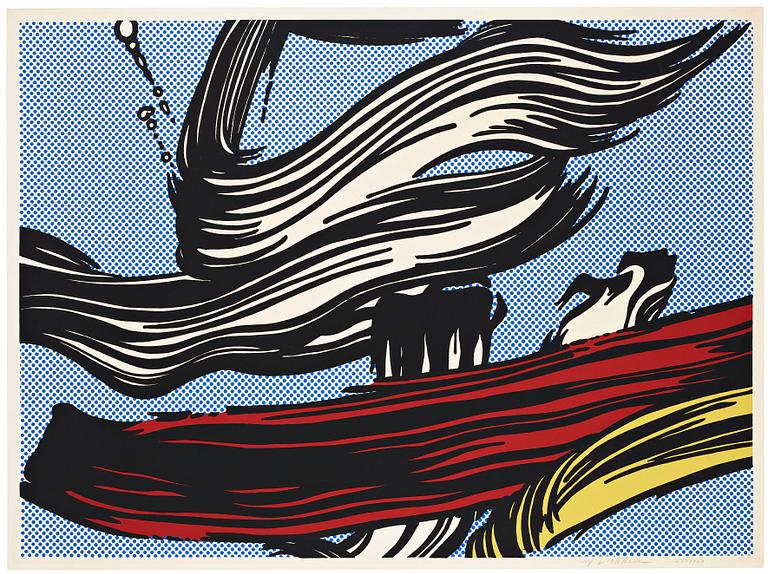 Roy Lichtenstein, "Brushstrokes".