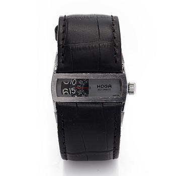 Hoga, Directime, "Jump Hour", wristwatch, 33.5 mm.