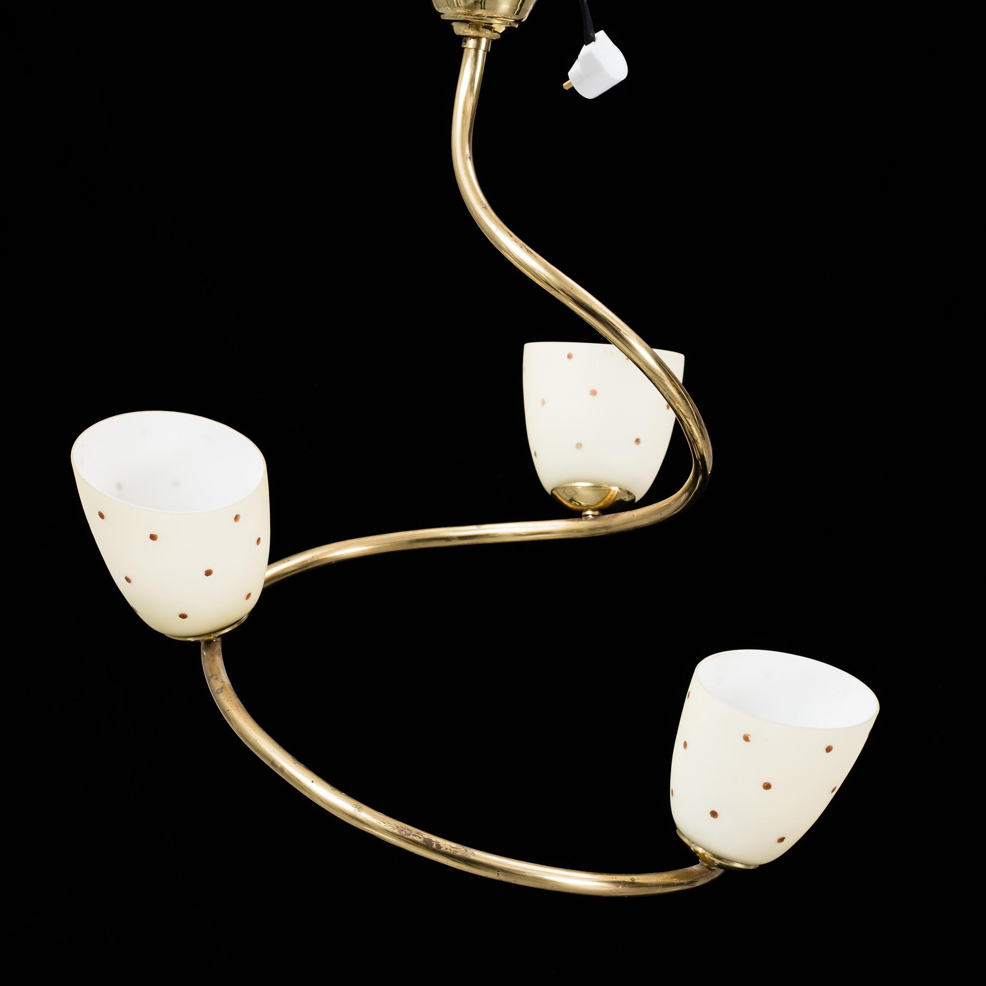 A 1950's ceiling light.