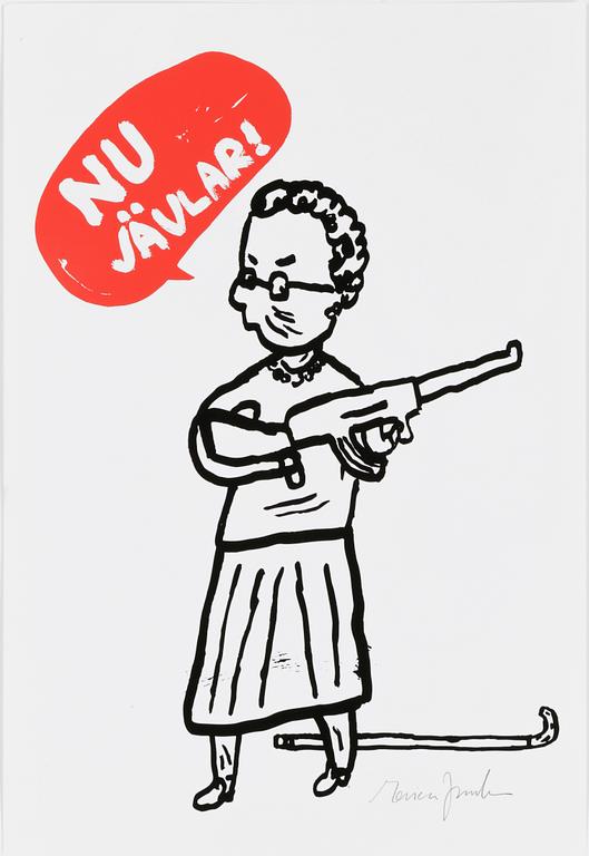 ULRIKA SPARRE mfl. "Double Elvis Edition" 2010, 12 st arkivbeständiga pigmentprints, sign o numr 38/100.