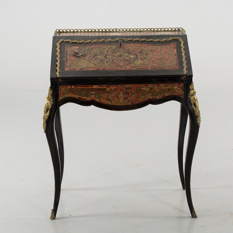 A BOULLE STYLE BUREAU, around 1900.
