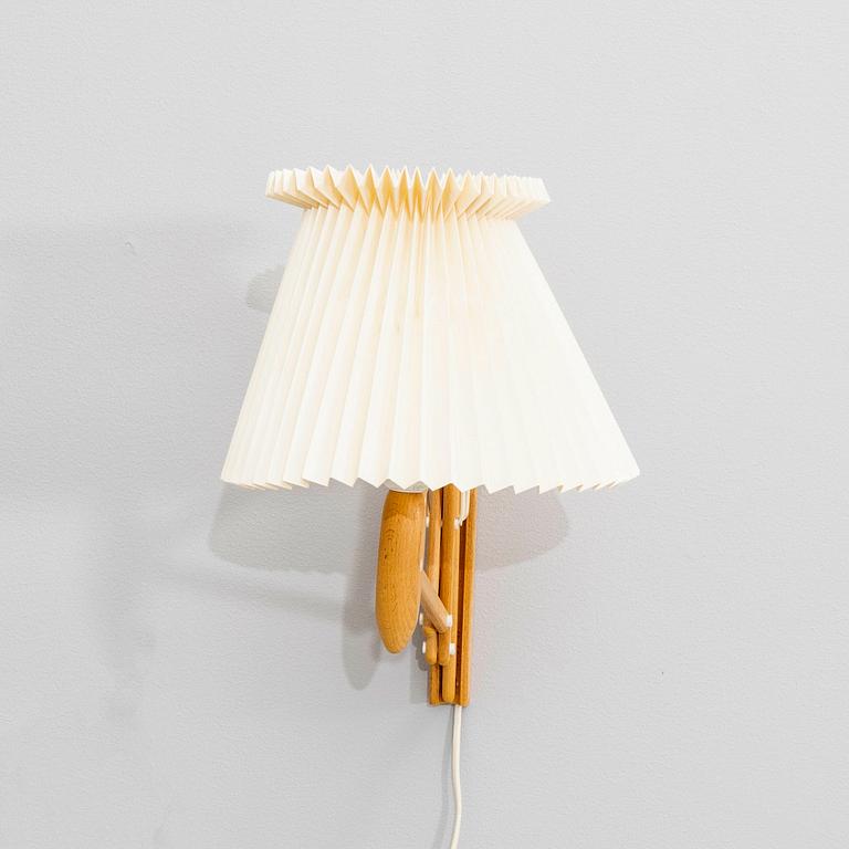 Erik Hansen, wall lamp, model 317 "Saxelampe" for Le Klint, Denmark second half of the 20th century.