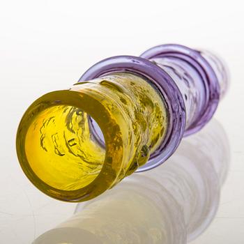 OIVA TOIKKA, MALJAKKO, lasia, "Bambu", signeerattu Oiva Toikka, Nuutajärvi Notsjö. 1960-luku.