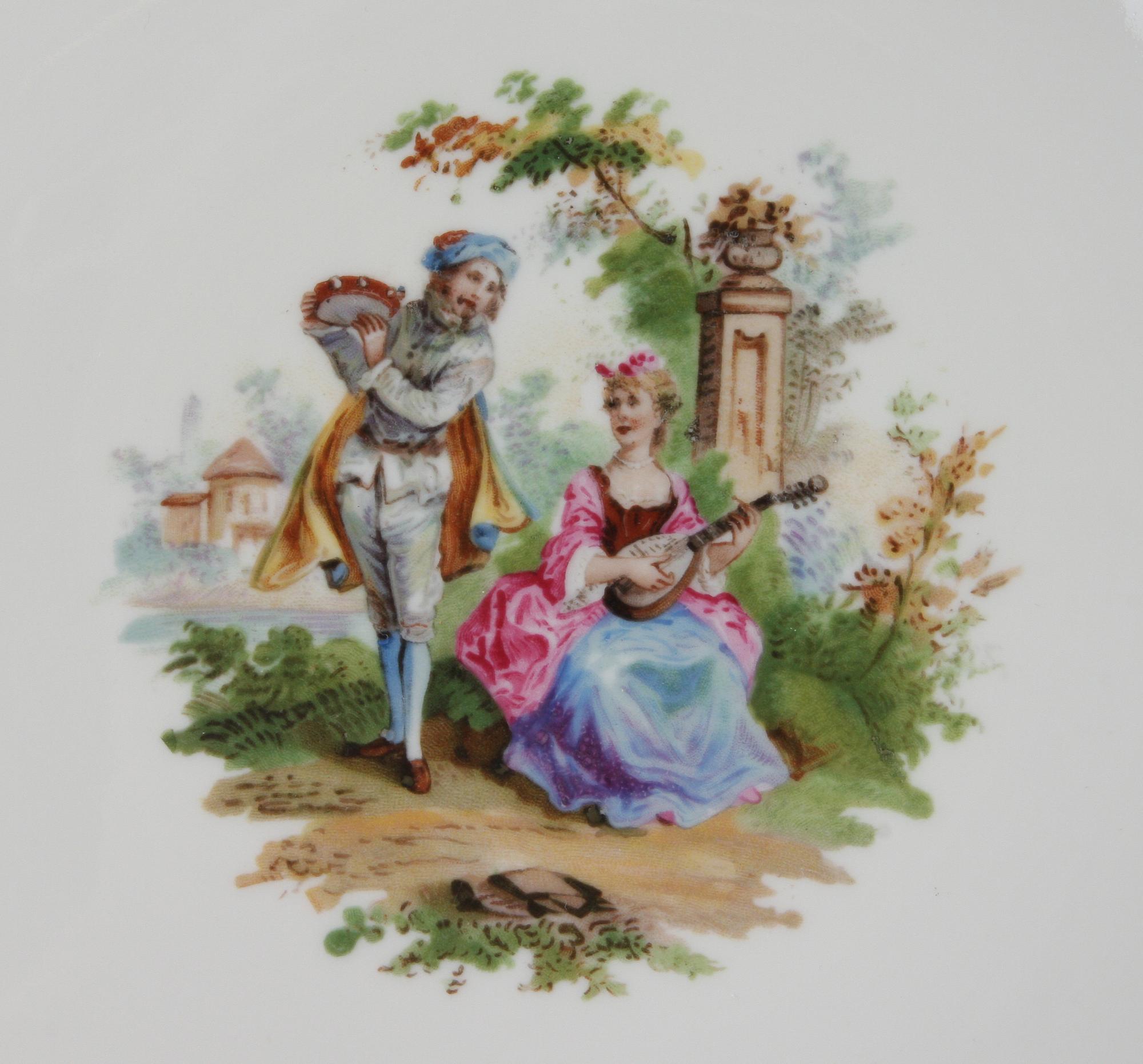 UPPLÄGGNINGSFAT, porslin, "Sanssouci", Rosenthal, 1900-talets andra hälft.