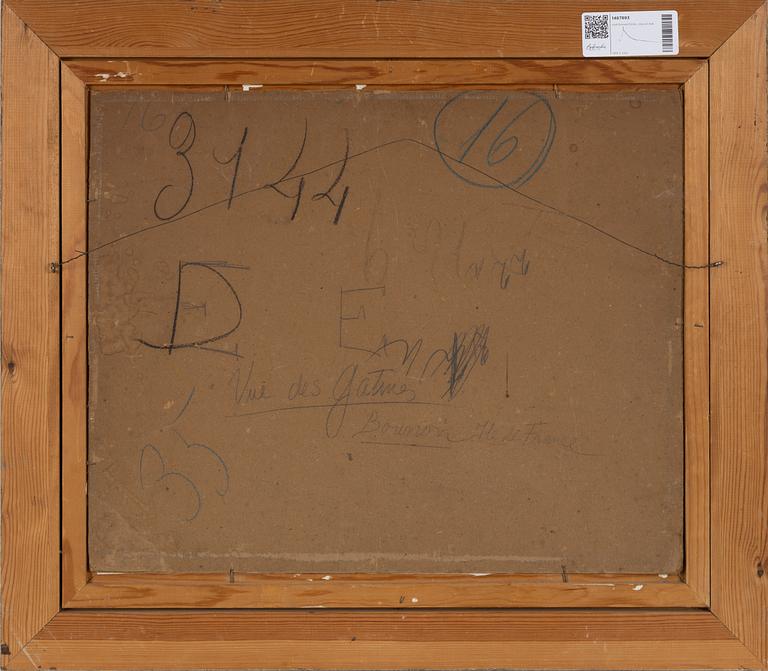 Karl Edvard Diriks, oil on paper-panel, signed.