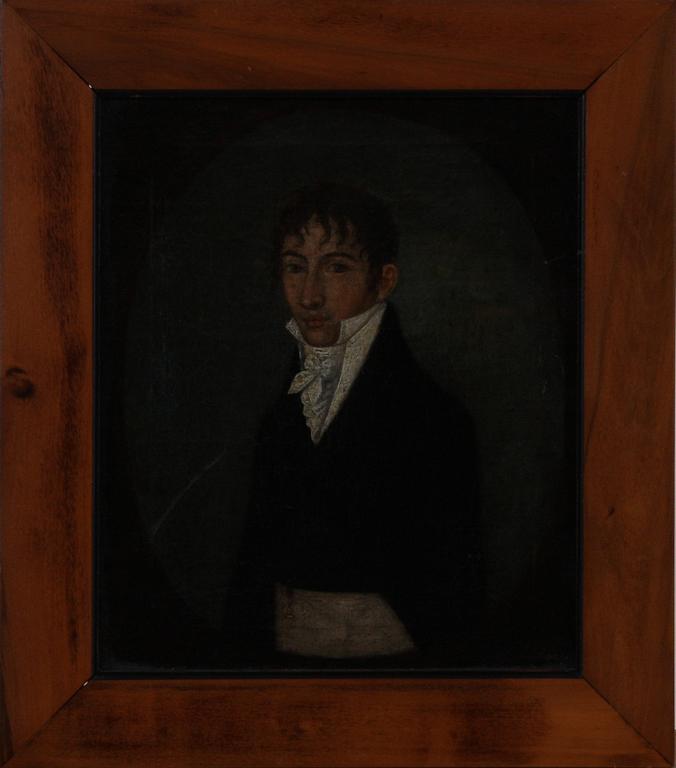 OKÄND KONSTNÄR, olja på duk, 1800-talets första hälft.