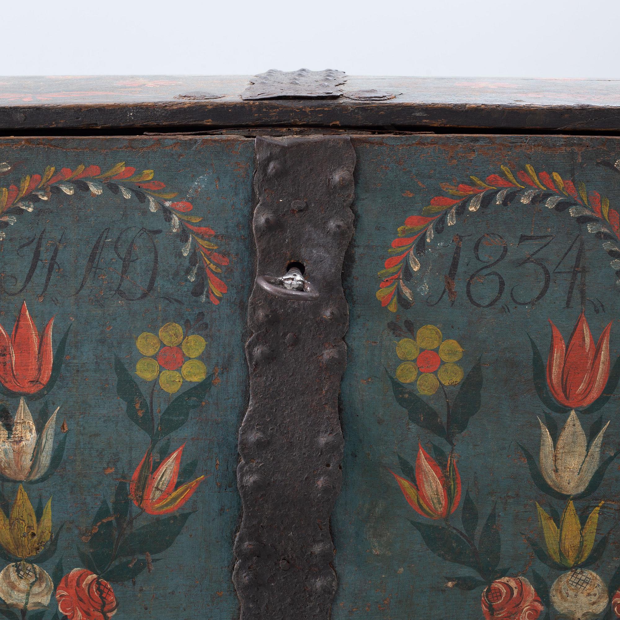 Kista, allmoge, sydsvensk, 1800-tal.