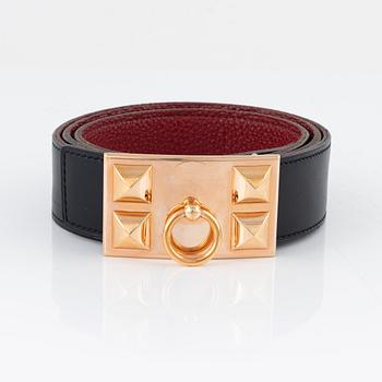 Hermès, skärp "Collier de Chien", 2007. Storlek 90.