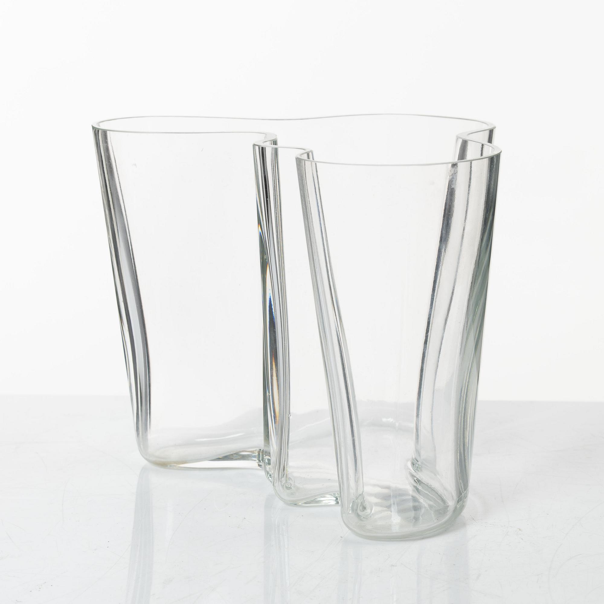 Alvar Aalto, vas, glas, "Savoy", modell 3030, Iittala, Finland.