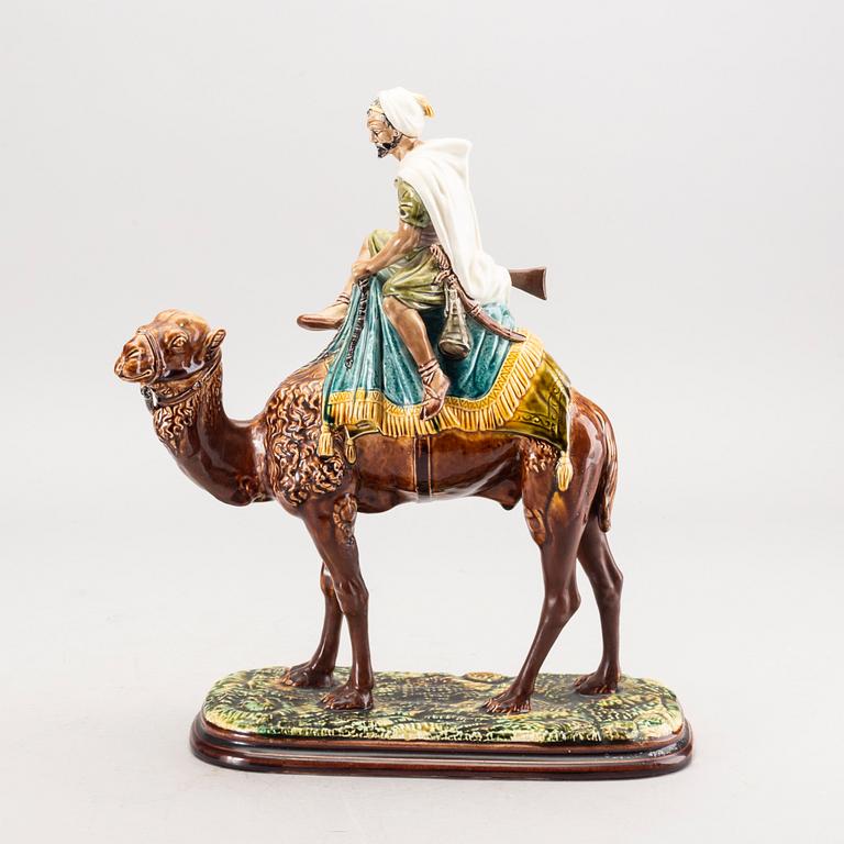 A Rörstrand majolica sculpture 1880's.