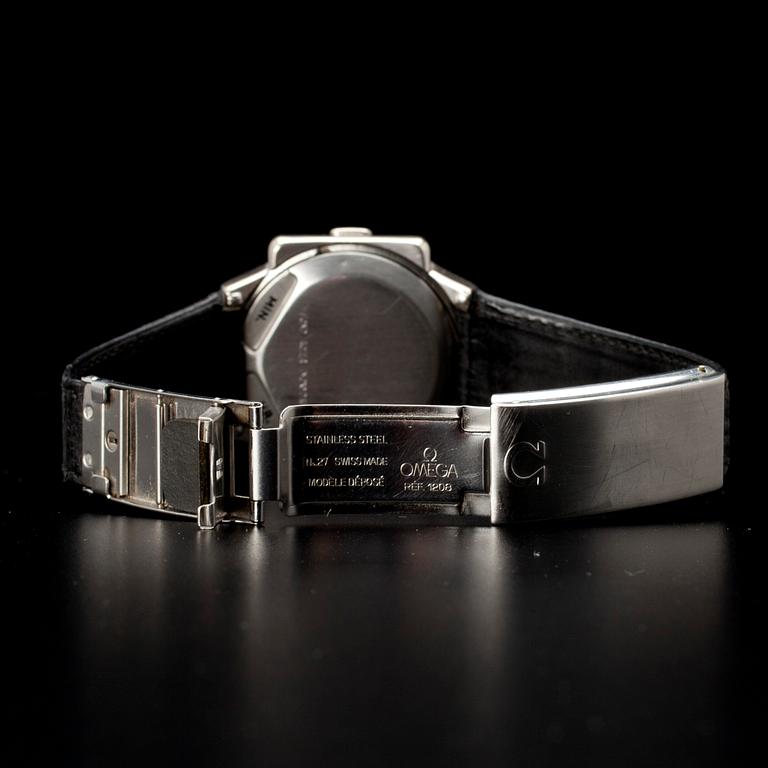ARMBANDSUR, Omega TC, digital, rostfritt stål. 1970-talets början.