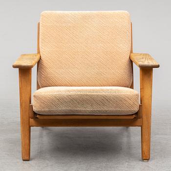 HANS J WEGNER, an oak 'GE-290' easy chair from Getama, Denmark.