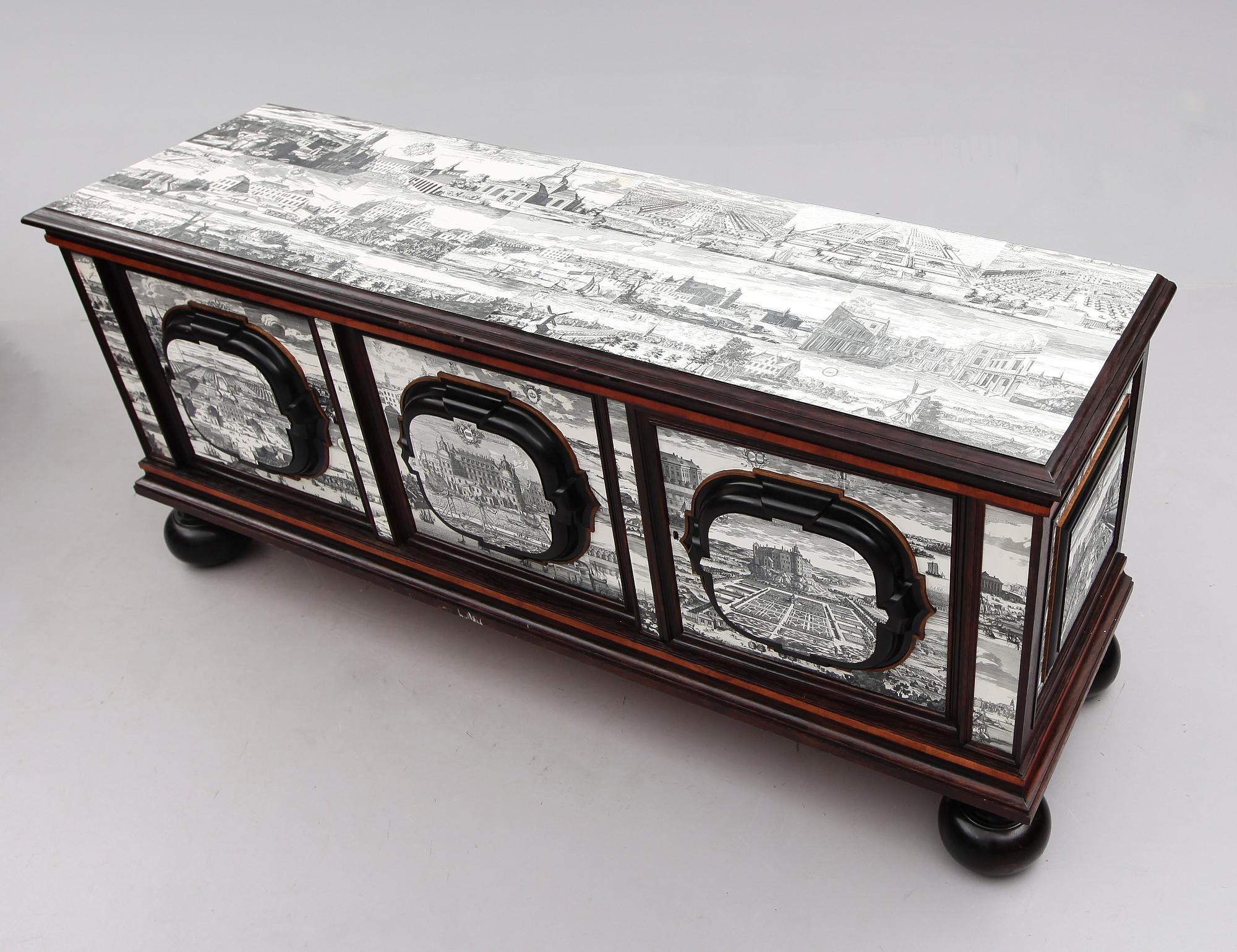 SIDEBOARD, barockstil, 1900-talets första hälft.