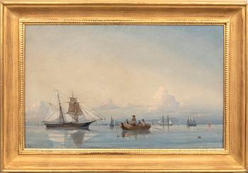 Carl Julius Emil Olsen, olja på duk signerad.