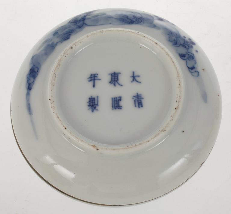 PARTI SKÅLAR samt FÅGELSKÅLAR, 5+15 st, porslin. Kina Republik (1912-1949).