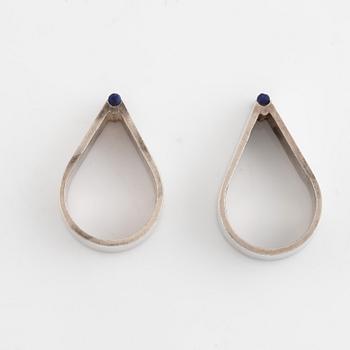 Uwe Moltke, två ringar silver, Danmark, troligen 1970-tal.
