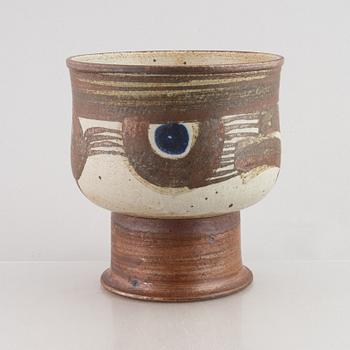 Lisa Larson, a unique glazed stoneware vase, Gustavsberg Studio.