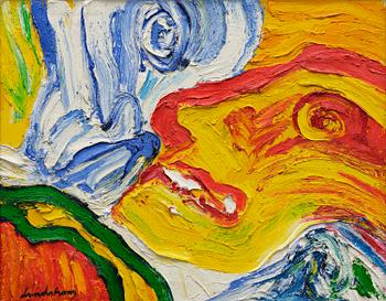 679. Bengt Lindström, Yellow figure.