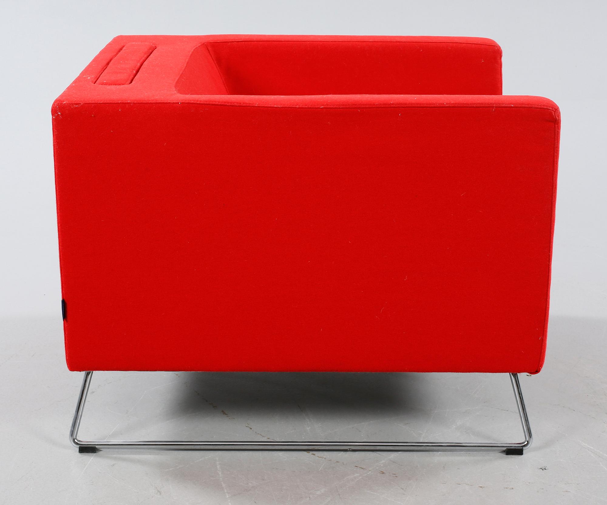 A chair, model Boxer, designed by Thomas Bernstrand for Söderbergs Möbler, made around year 2000.