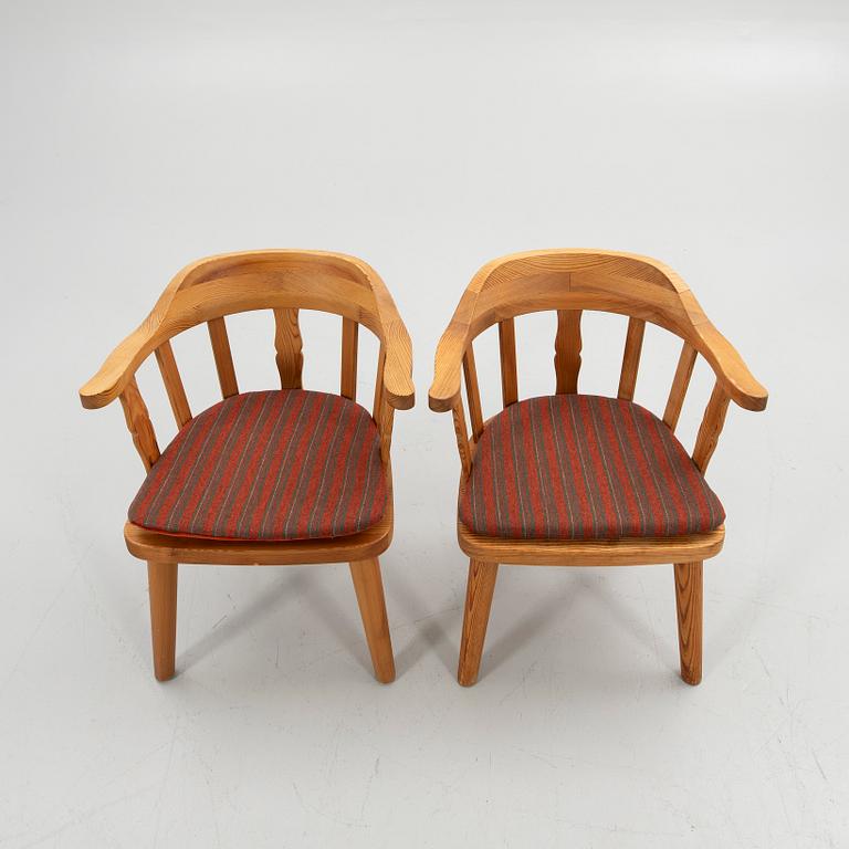 Seating group, 6 pieces, Krogenäs Möbler, Norway, second half of the 20th century.