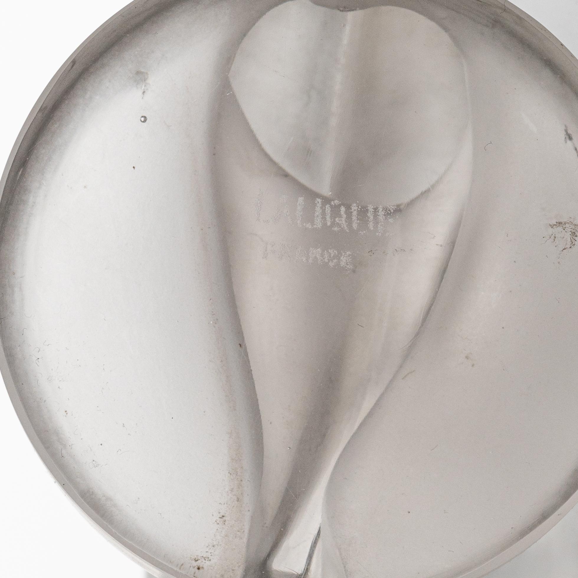 Lalique, skulptur / kylarprydnad, glas.