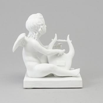 BERTEL THORVALDSEN, efter. Skulptur, parian. Ur Eneret, Royal Copenhagen, Danmark, 1860-tal.