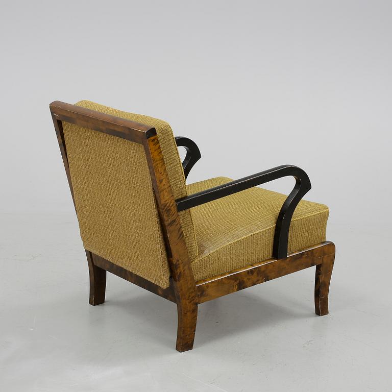 FÅTÖLJ, Art deco, 1930/40-tal.