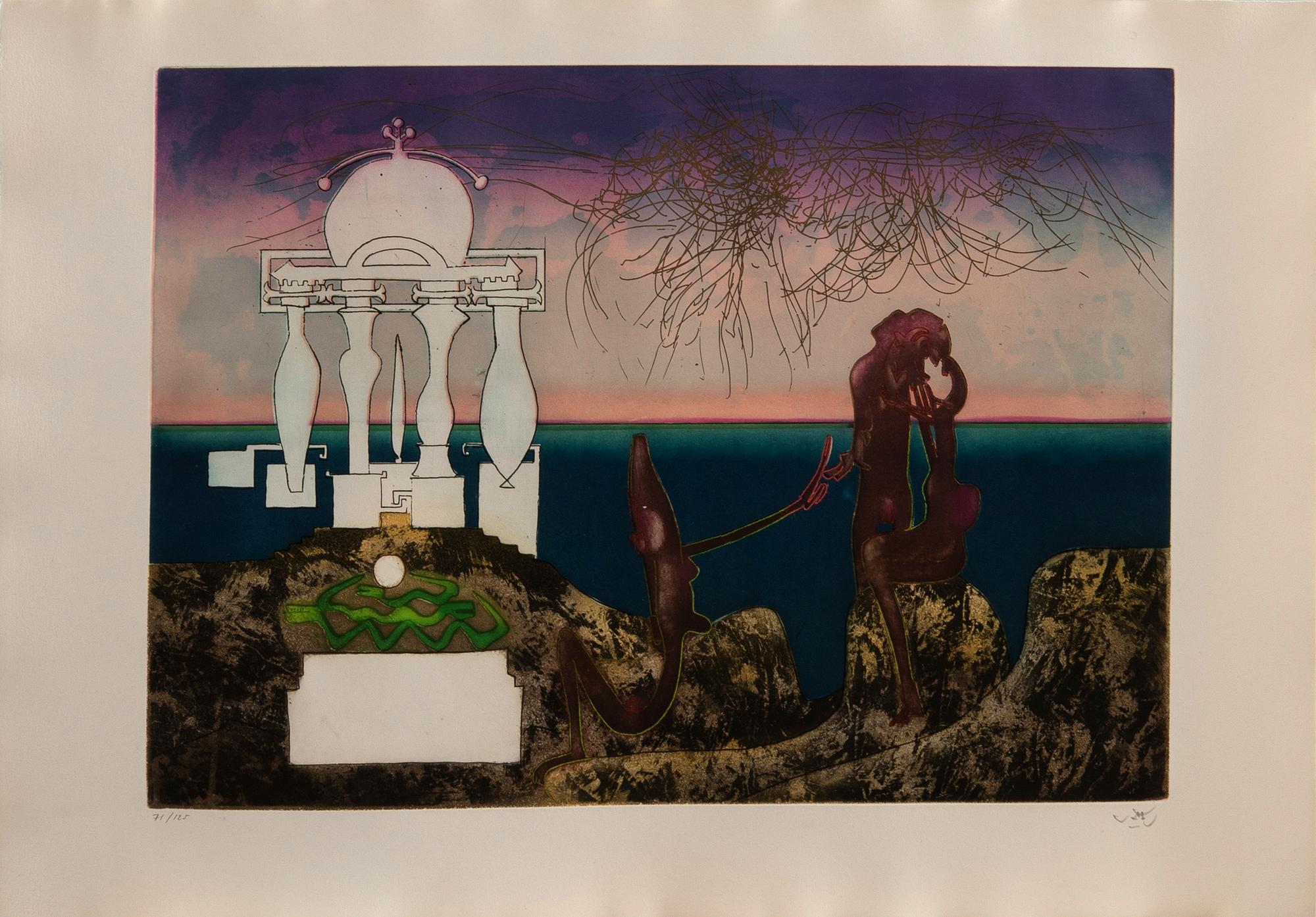 Roberto Matta, mapp "L'Arc, obscure des heures".