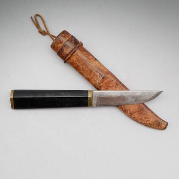 KNIV, rostfritt stål, nylon och mässing, Tapio Wirkkala, Hackman, Finland.