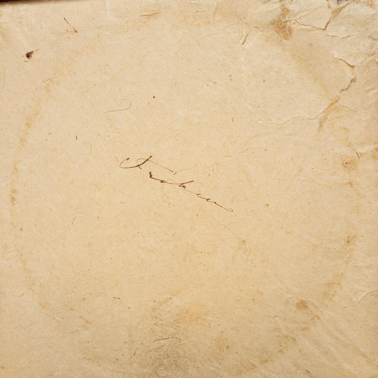 Compass, by Johan Gustaf Hasselström, instrument maker in Stockholm 1775-1812.